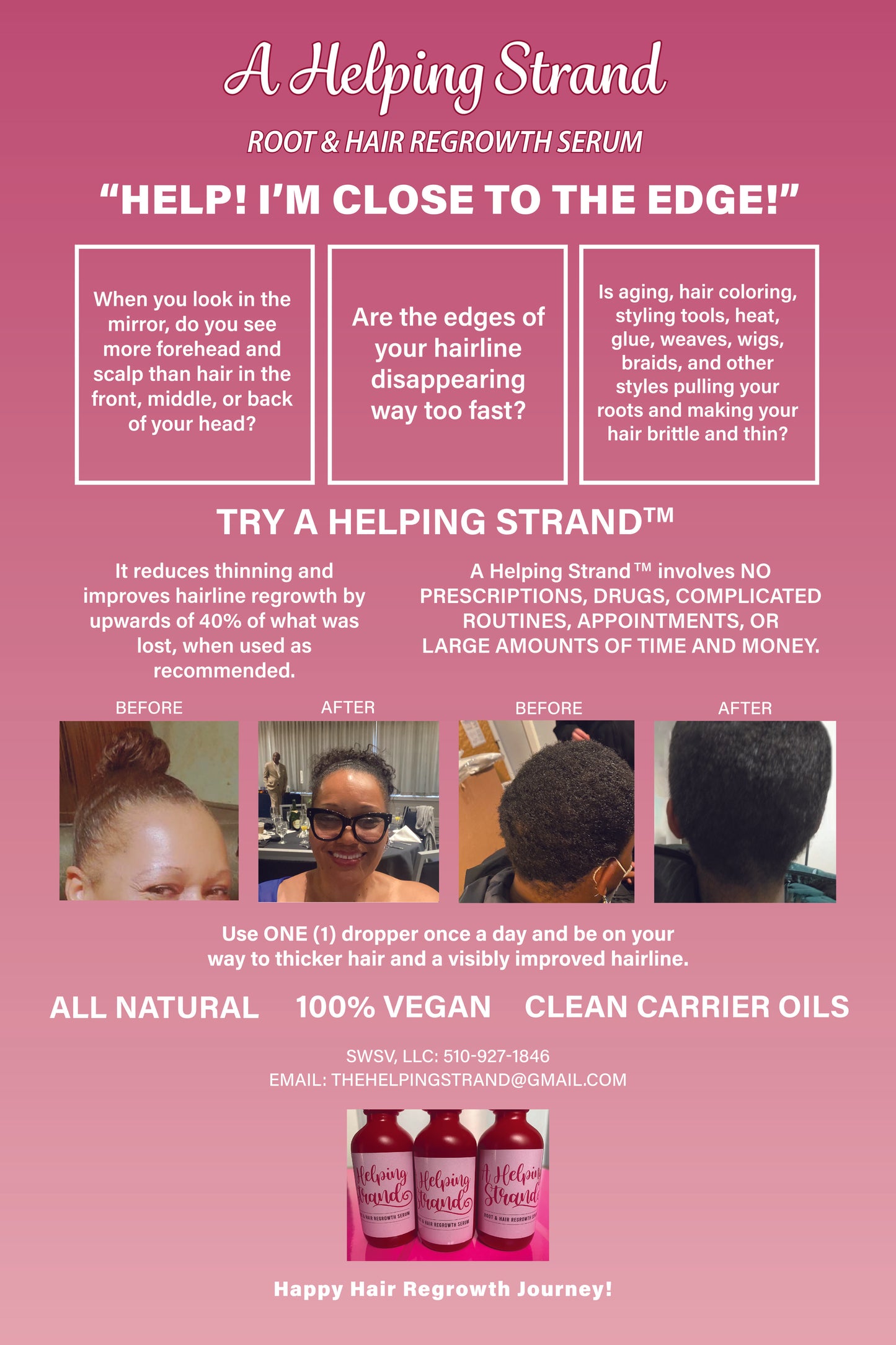 A Helping Strand Root & Hair Regrowth Serum